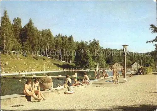 Klingenthal Vogtland Freibad Duerrenbach Kat. Klingenthal Sachsen