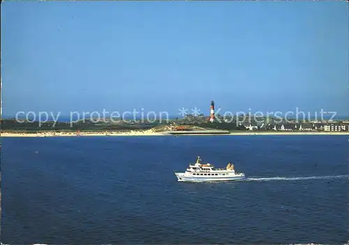 Hoernum Sylt Fliegeraufnahme mit Leuchtturm Kat. Hoernum (Sylt)