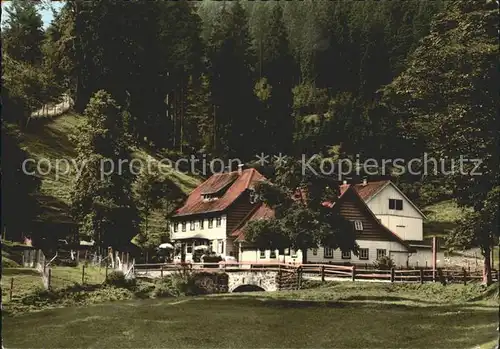 St Andreasberg Harz Forsthaus Schluft Kat. Sankt Andreasberg