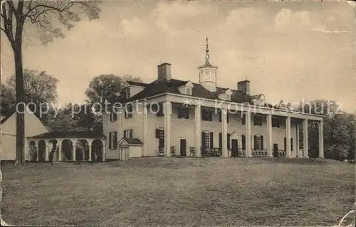 Mount Vernon Virginia Home of George Washington Kat. Mount Vernon