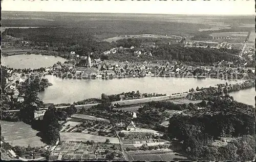 Moelln Lauenburg Fliegeraufnahme Kat. Moelln