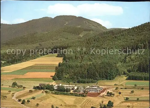 Elzach Fliegeraufnahme Neurologisches Sanatorium Kat. Elzach