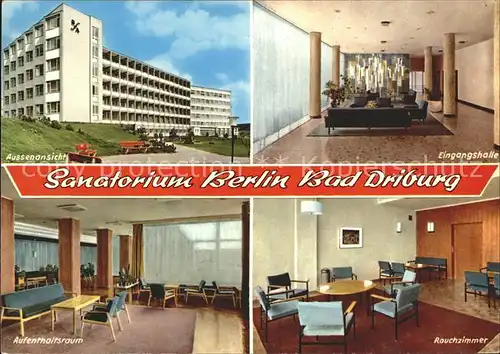 Bad Driburg Sanatorium Berlin Kat. Bad Driburg