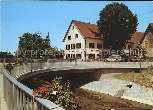 Kirchhofen Breisgau Gasthaus Weinstube zum Bad Kat. Ehrenkirchen