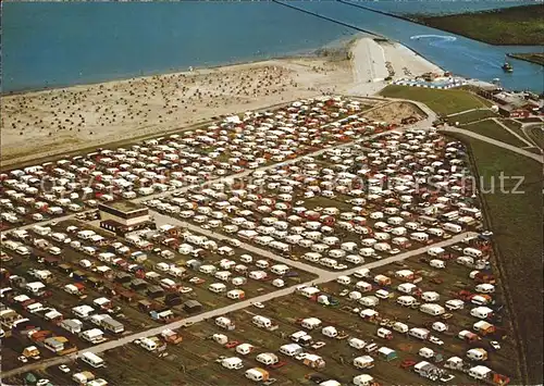 Carolinensiel Ostfriesland Fliegeraufnahme Camping Kat. Wittmund