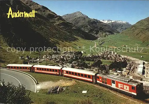 Andermatt Furka  Oberalp  Bahn Kat. Andermatt