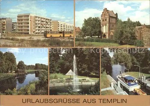 Templin Ringstrasse  Stadtmauer Prenzlauer Tor Kat. Templin