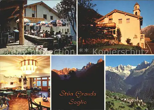 Soglio Hotel Restaurant Stuea Granda  Kat. Soglio