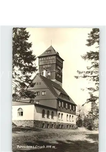 Baerenstein Altbezirk Dresden Turm Berg Hotel Kat. Altenberg