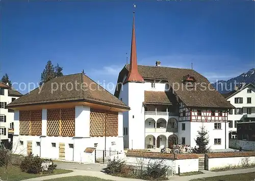 Stans Nidwalden Museum fuer Geschichte Chaeslager Galerie und Kleintheater Kat. Stans