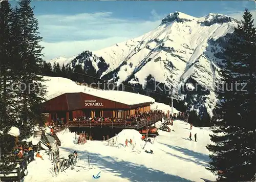 Schabell Bergrestaurant Wintersportplatz Kat. Schabell