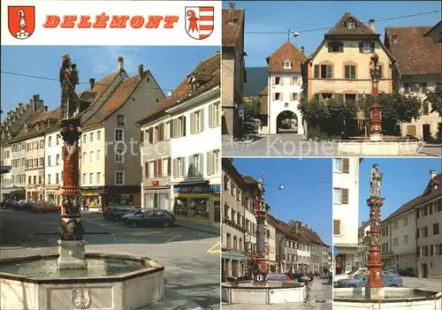 Delemont Brunnen Tor  Kat. Delemont