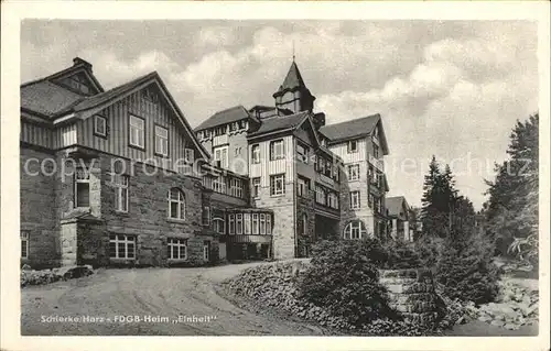 Schierke Harz FDGB Heim Einheit  Kat. Schierke Brocken