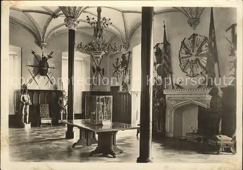 Koblenz Rhein Schloss Stolzenfels Rittersaal  Kat. Koblenz