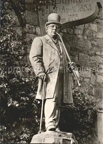 Muenster Westfalen Denkmal Prof. Dr. Hermann Landois Zoogruender Kat. Muenster