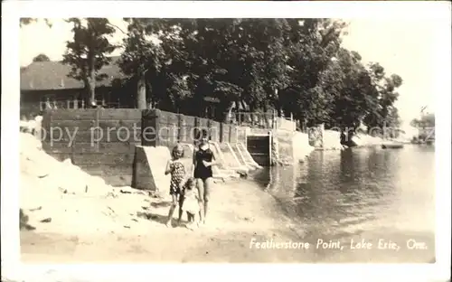 Featherstone Lake Erie Kinder am Wasser Kat. Wakefield