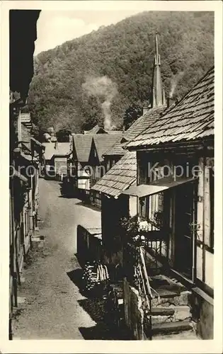 Ilfeld Suedharz Burgstrasse Kat. Ilfeld Suedharz