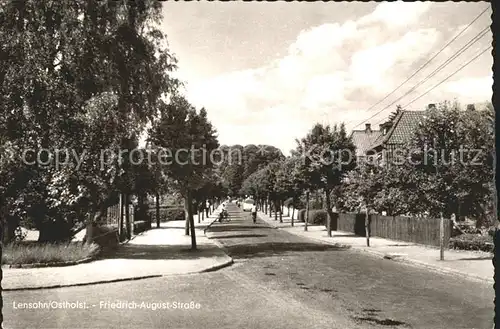 Lensahn Friedrich August Strasse Kat. Lensahn