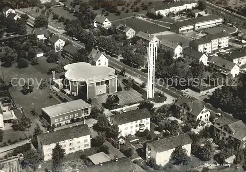 Winterthur Wuelfingen St. Laurentiuskirche Fliegeraufnahme Kat. Winterthur