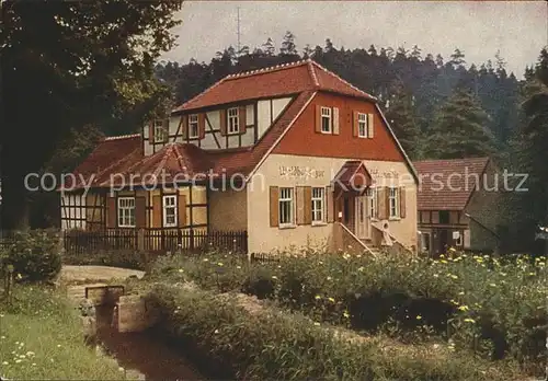 Bad Klosterlausnitz Waldhaus Meuschkensmuehle Kat. Bad Klosterlausnitz