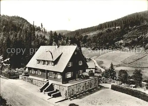 Hinterlangenbach Baiersbronn Wanderheim Kat. Baiersbronn