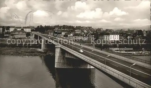 Koblenz Rhein Neue Moselbruecke Kat. Koblenz