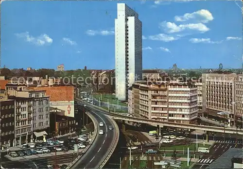 Duesseldorf Autohochstrasse Thyssen Hochhaus Kat. Duesseldorf