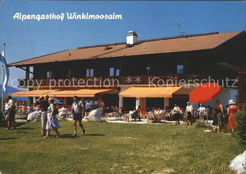 Reit Winkl Alpengasthof Winklmoosalm Kat. Reit im Winkl