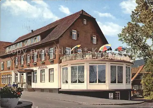 Baiersbronn Schwarzwald Gasthof Pension Krone Kat. Baiersbronn