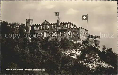 Baden AG Schloss Schartenfels Kat. Baden