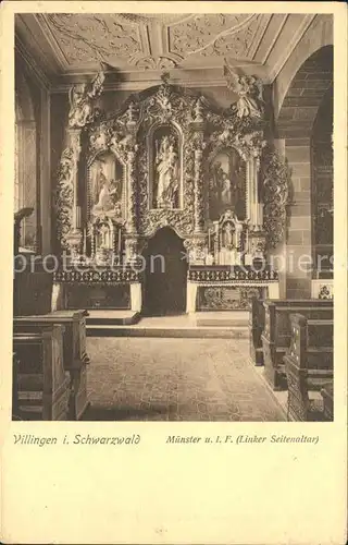 Villingen Schwenningen Muenster ULF Linker Seitenaltar Kat. Villingen Schwenningen