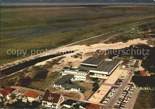 St Peter Ording Meerwasser Wellenbad und Kurmittelhaus Fliegeraufnahme Kat. Sankt Peter Ording