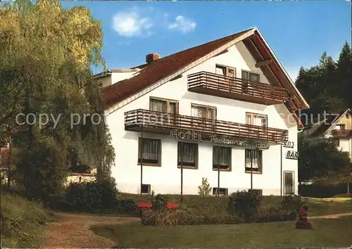 Altenau Harz Hotel Restaurant Heins Kat. Altenau