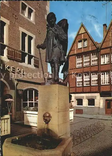 Muenster Westfalen Kiepenkerl Denkmal Kat. Muenster