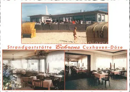 Doese Restaurant Behrens am Strand Kat. Cuxhaven