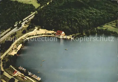 Lehrte Hannover Fliegeraufnahme Autobahn Raststaette Hohenhorst See / Lehrte /Region Hannover LKR