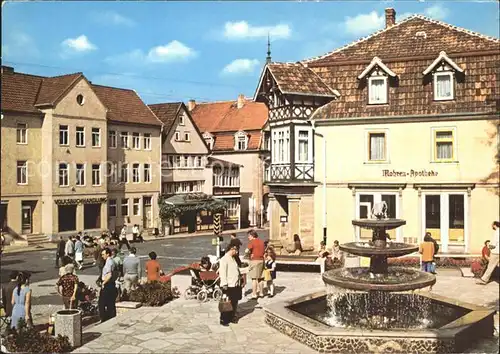 Bad Salzungen Markt Mohren Apotheke Brunnen Kat. Bad Salzungen