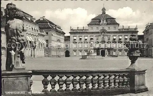 Ludwigsburg Schlosshof Kat. Ludwigsburg