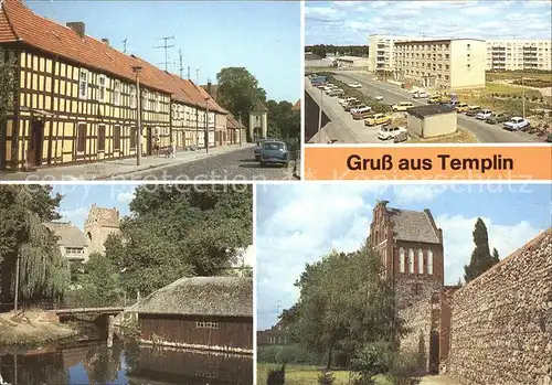 Templin Martin  Luther  Strasse Ringstrasse Kat. Templin