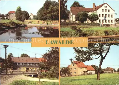 Lawalde Seerosenteich FDGB Vertragshaus Kretscham Kat. Lawalde