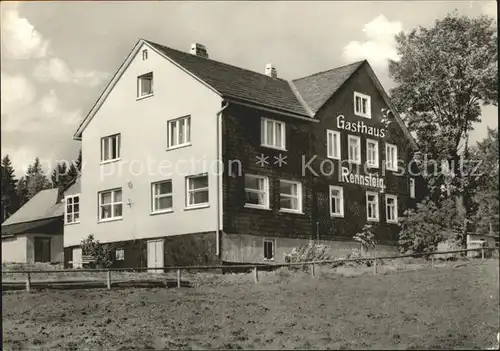 Friedrichshoehe Neuhaus Rennweg Gasthaus Pension Zum Rennsteig Kat. Neuhaus Rennweg