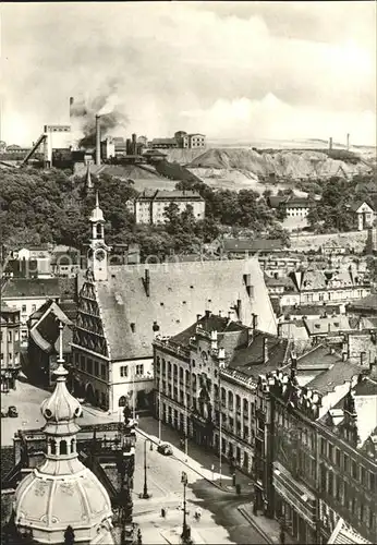 Zwickau Sachsen Rathaus und Gewandhaus Kat. Zwickau