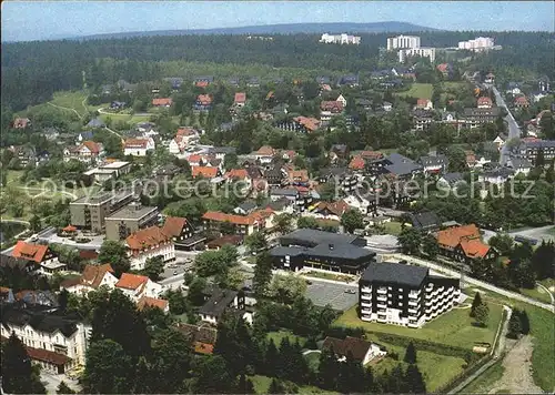 Hahnenklee Bockswiese Harz Fliegeraufnahme Kat. Goslar