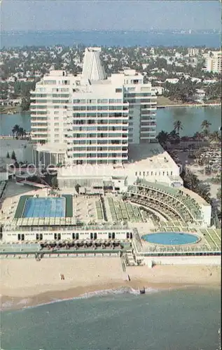 Miami Beach Eden Roc Hotel Cabana and Yacht Club Air view Kat. Miami Beach