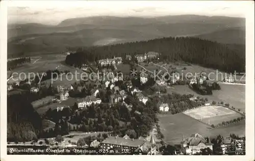 Oberhof Thueringen Fliegeraufnahme Kat. Oberhof Thueringen