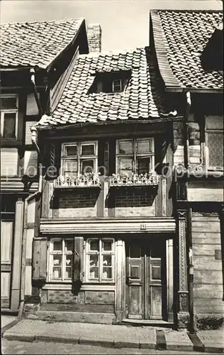 Wernigerode Harz Kleinstes Haus Kat. Wernigerode