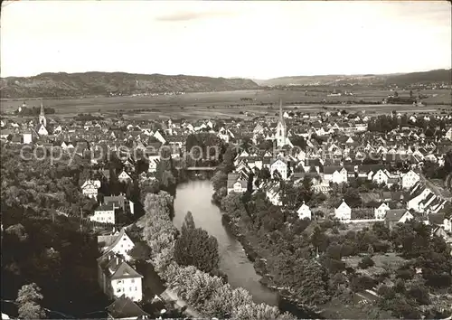 Rottenburg Neckar Panorama Kat. Rottenburg am Neckar