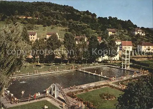 Hoechst Odenwald Schwimmbad Kat. Hoechst i. Odw.