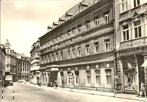 Annaberg Buchholz Erzgebirge Hotel Wilder Mann Kat. Annaberg