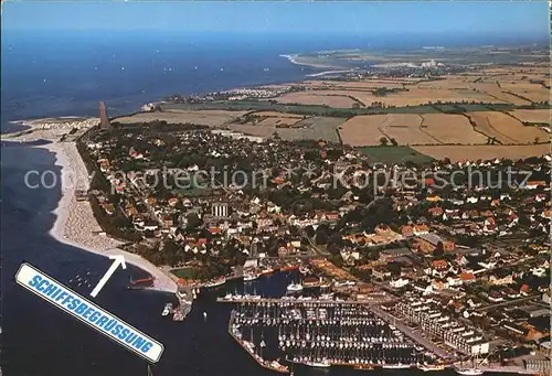 Laboe Fliegeraufnahme Schiffsbegruessung Kat. Laboe